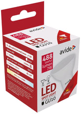 Avide Λάμπα LED Σποτ Αλουμίνιο + Πλαστικό 7W GU10 Θερμό 2700K